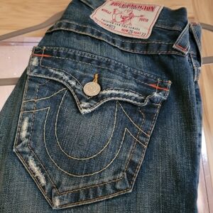 True Religion Big Rig Flap Jeans